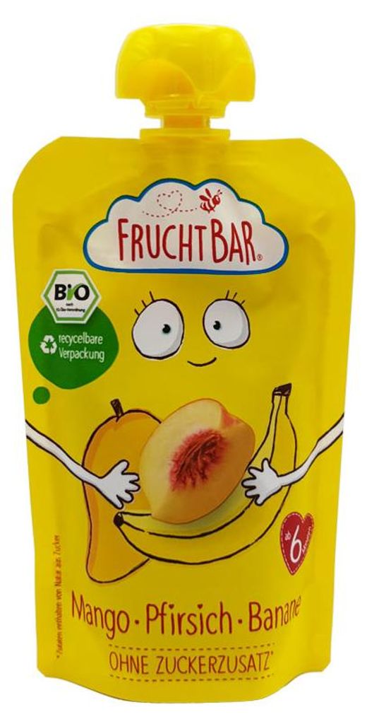 FruchtBar Fruchtpüree Apfel-Waldfrucht (100 g)