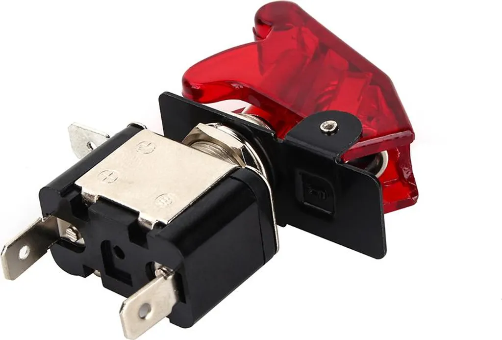 Interruttore a Levetta Vintage LED 12V SPST - Alta Qualità per Auto