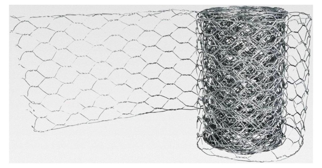 Deko-Gitterrolle, 1,22 m lang, 21,5 cm breit, Gitterdraht für Bastelarbeiten