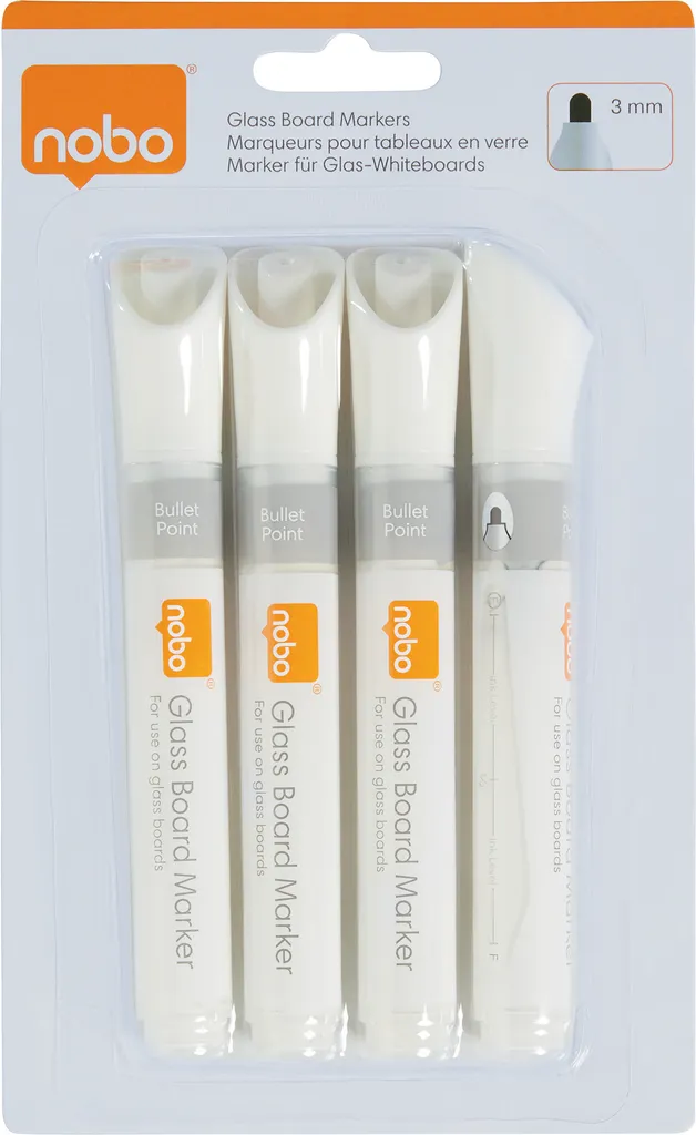 Nobo Marker 1905323 weiß 4 St./Pack. - 10