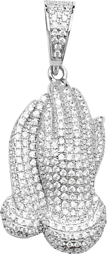 Pendentif Argent 925 Anti-Ternissement et Zirconium - Bijou Femme 6g