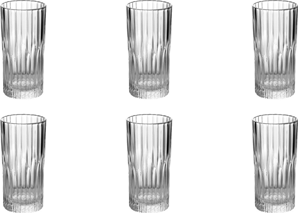 Duralex 6 Picardie Cups 305 ml - Pack de 6 Cups de Tempered Glass Resistant - Classic and Stackable Design - Ideal für heiße und kalte Getränke