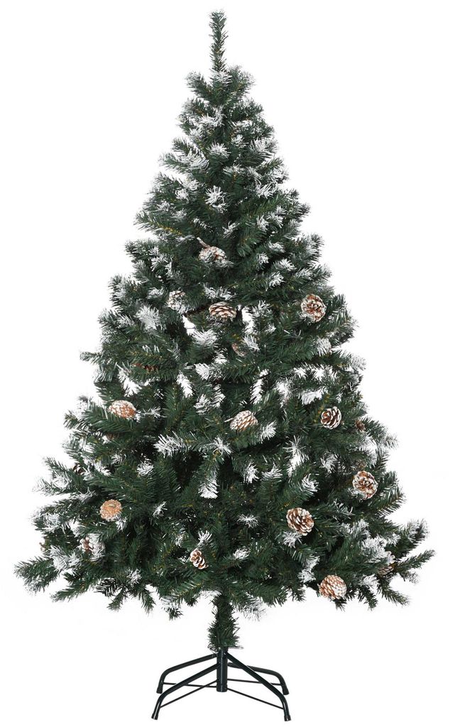 HOMCOM Künstlicher Weihnachtsbaum, 150 cm Christbaum mit Produktbild 