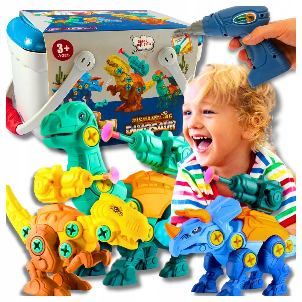 Blocchi Da Costruzione Dinosauri Set Cacciavite Dino Immagine del prodotto 