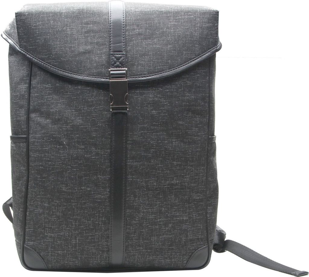 Esquire Rucksack mit Laptopfach Recycled Life Backpack Black schwarz