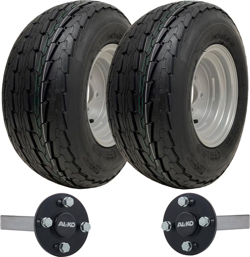 20.kit rimorchio 5x8.00-10 Ruote ad alta velocità omologate Immagine del prodotto 