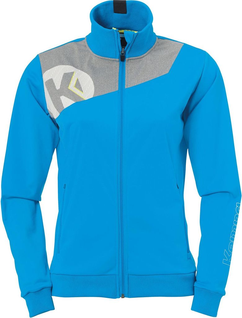 Kempa CORE 2.0 POLY JACKE WOMEN XL kempablau/dark grau melan