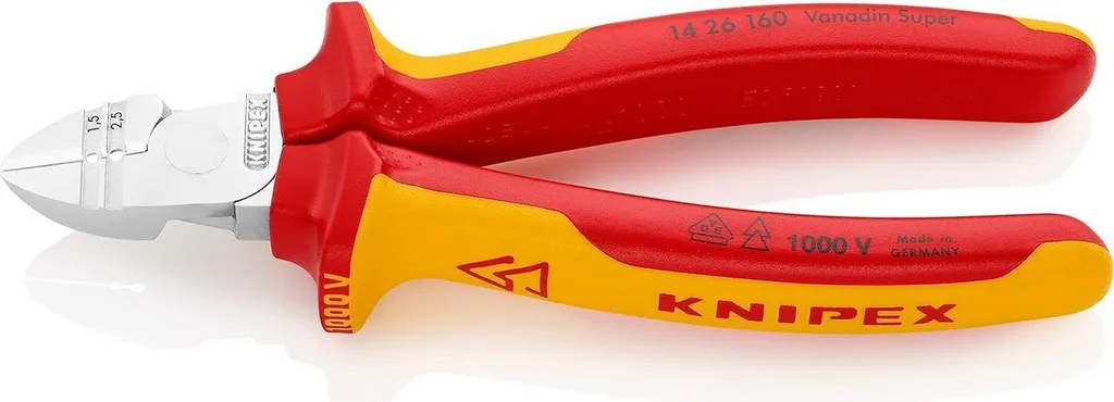 Pince coupante à dénuder isolée 160 mm Knipex VDE multi-composants
