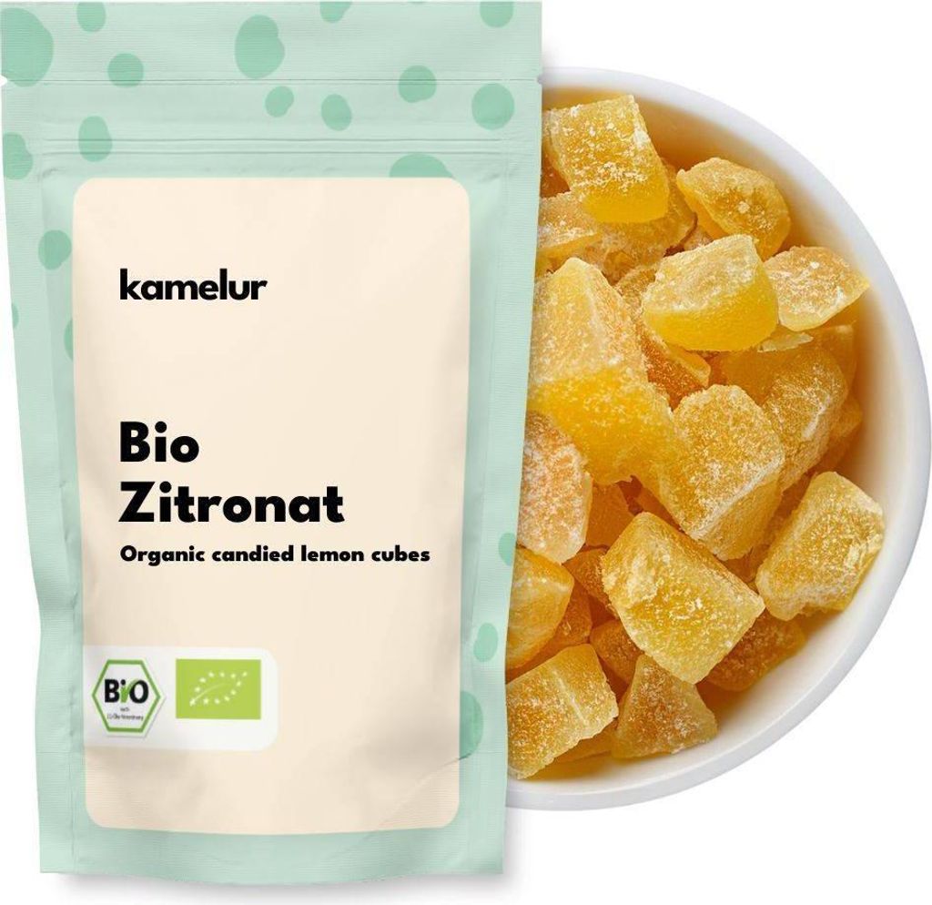 Citrons confits bio en cubes 250 g Image du produit 