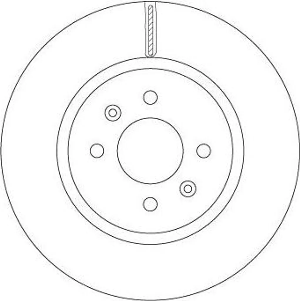 Disque de frein TRW DF6842 anti-vibration pour i20 et Rio 51712C8500