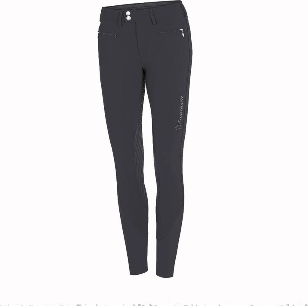Samshield Diane Vollgrip Reithose Damen, Größe:42, Farbe:anthrazit