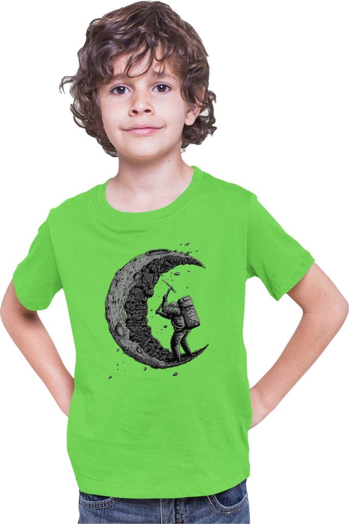 Kinder T-Shirt Nasa Space Theme Nasa 002, 3-4 Jahr - 104 / Lime