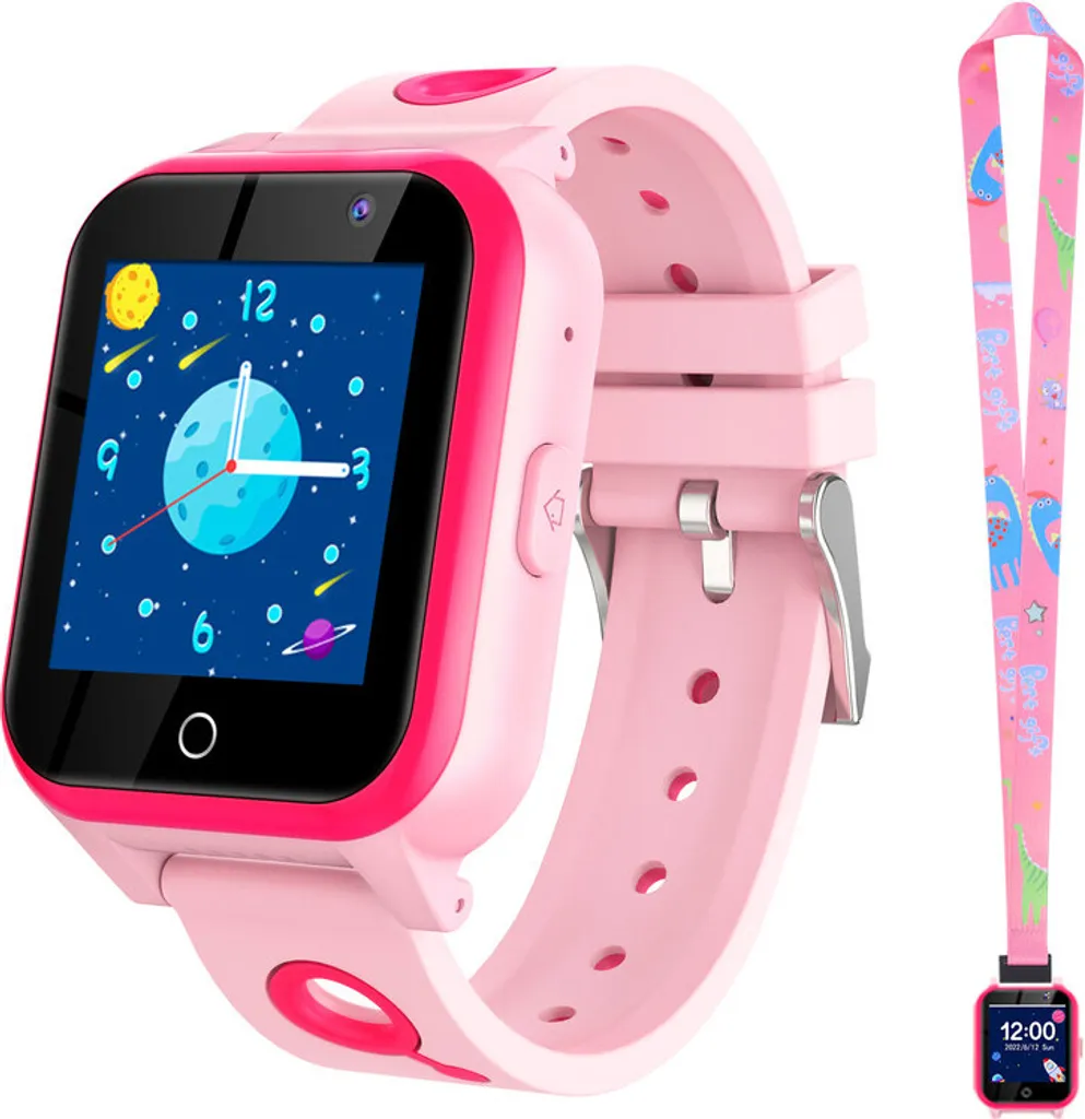 Montre de Jeu A9 Rose : Cadeau Enfant avec Musique et 18 Jeux Inclus