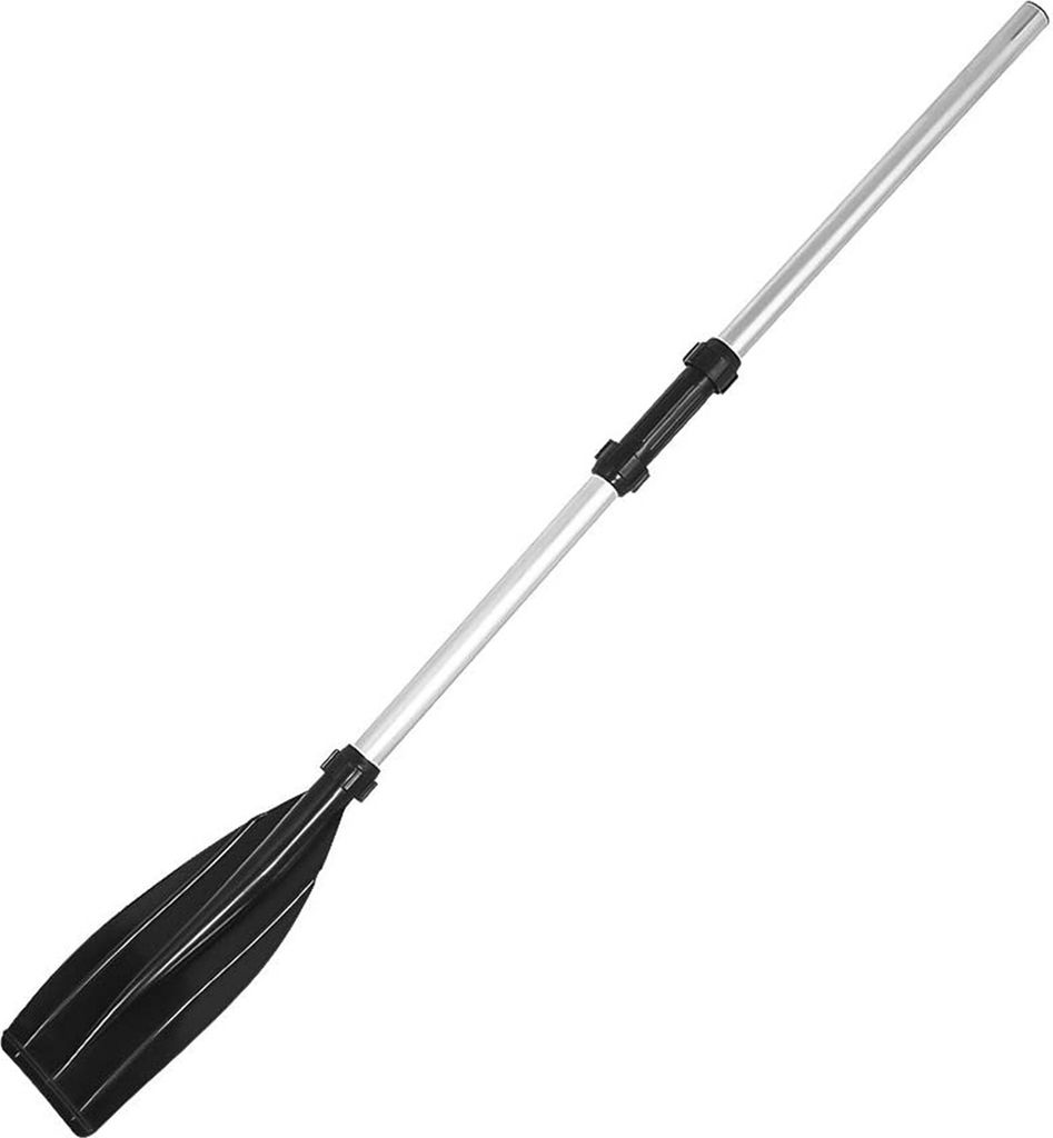 2Pcs Aluminiumlegierung abnehmbare leichte gerippte Klinge Kajak Paddel Boot Ruder