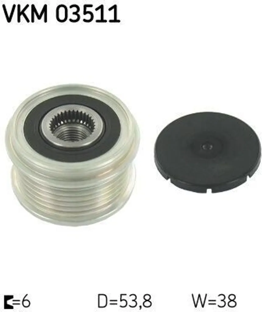 SKF VKM 03511 Kit Puleggia Alternatore Opel 1.3 CDTI BMW 1204177