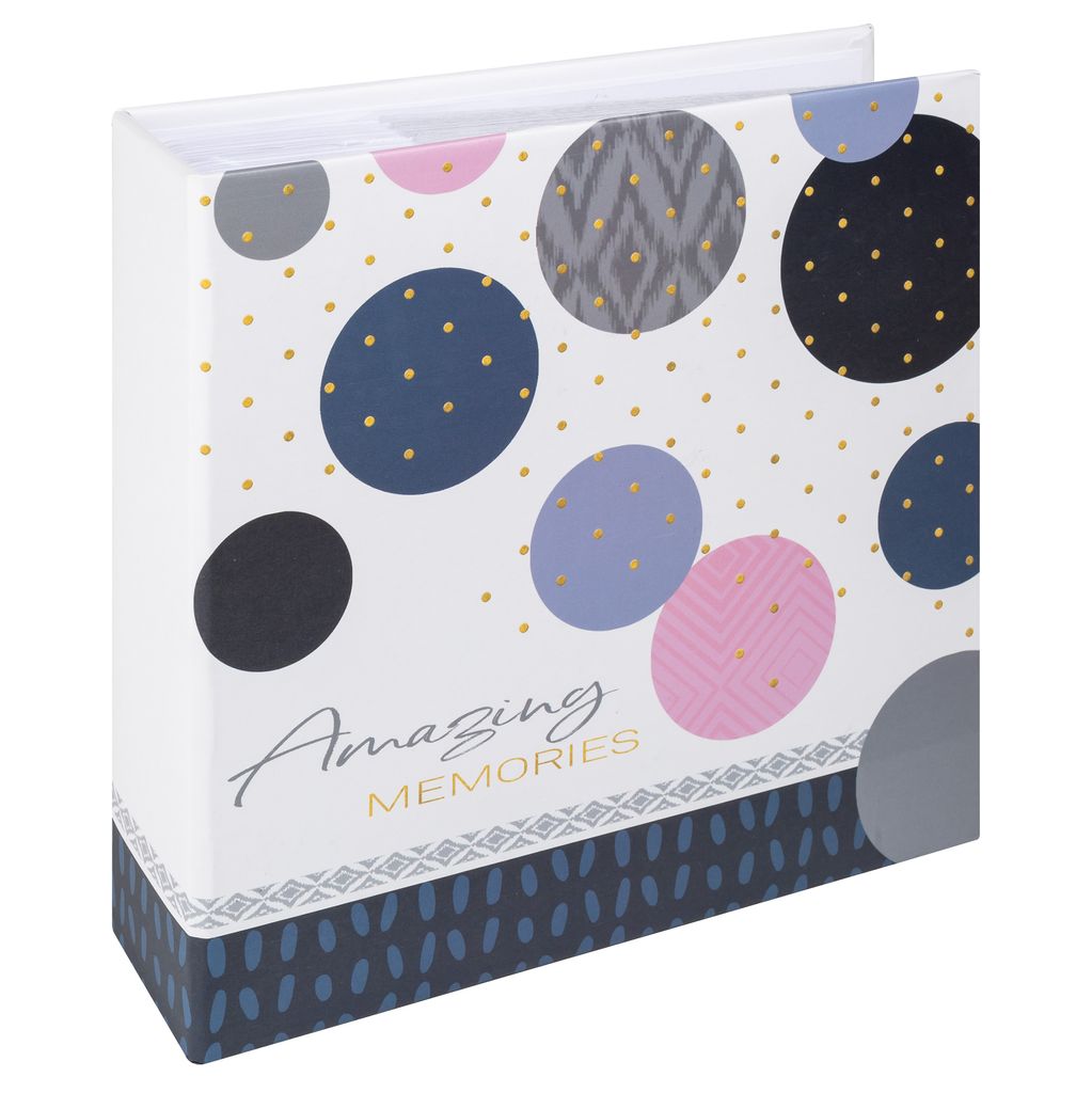 Walther Stock Album Amazing Memories 200 foto 9x13 cm blu Immagine del prodotto 