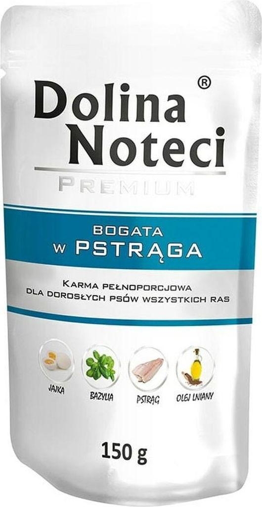 Dolina Noteci Premium karma mokra dla psa z pstrągiem 150g