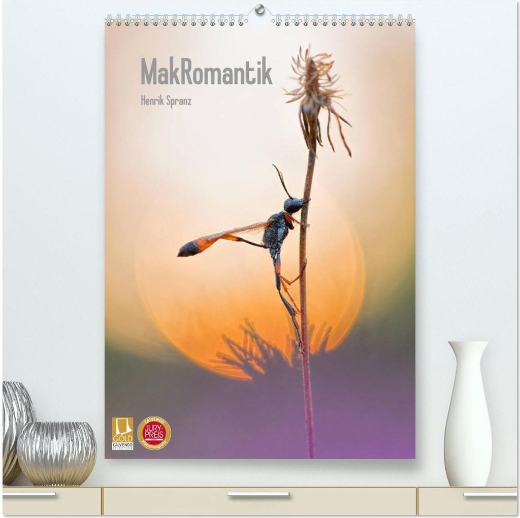 MakRomantik (hochwertiger Premium Wandkalender 2026 DIN A2 hoch), Kunstdruck in Hochglanz