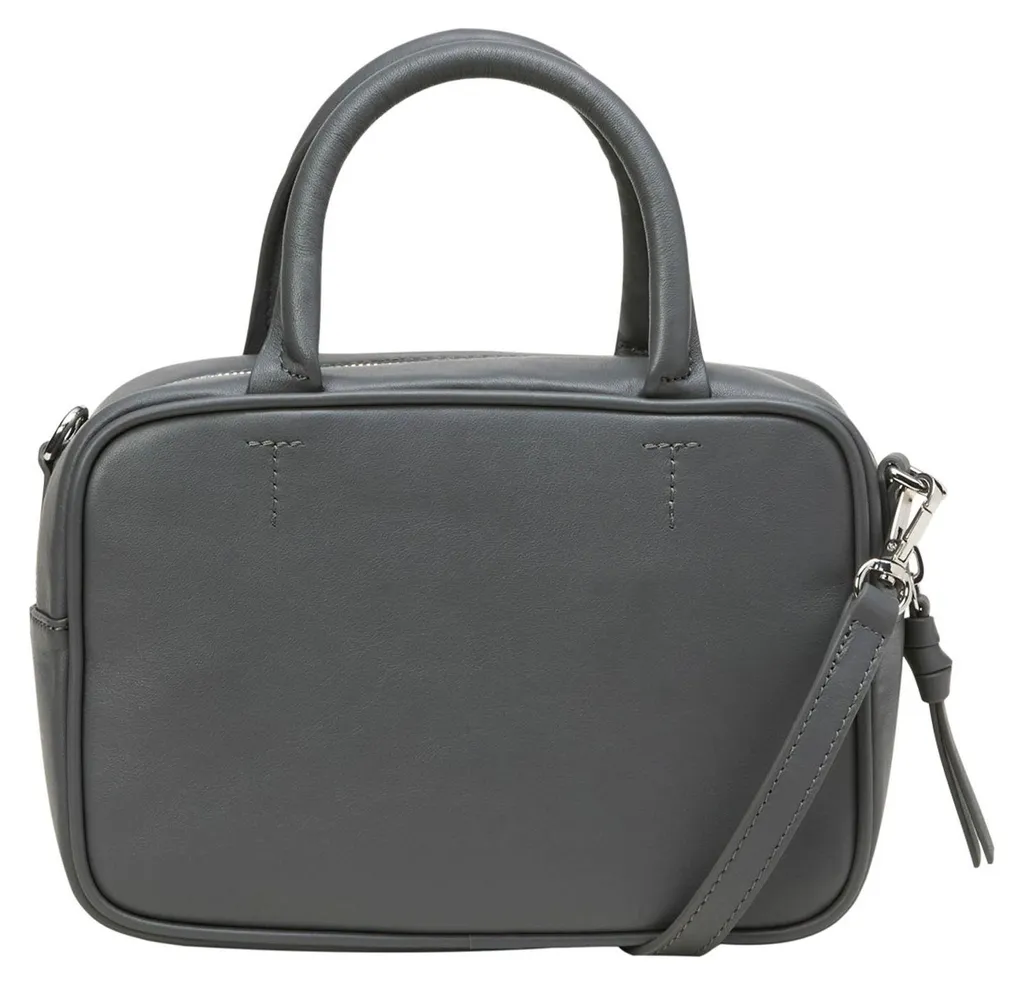 Sac bandoulière Cecily Marc O'Polo Castlerock gris en cuir grainé élégant