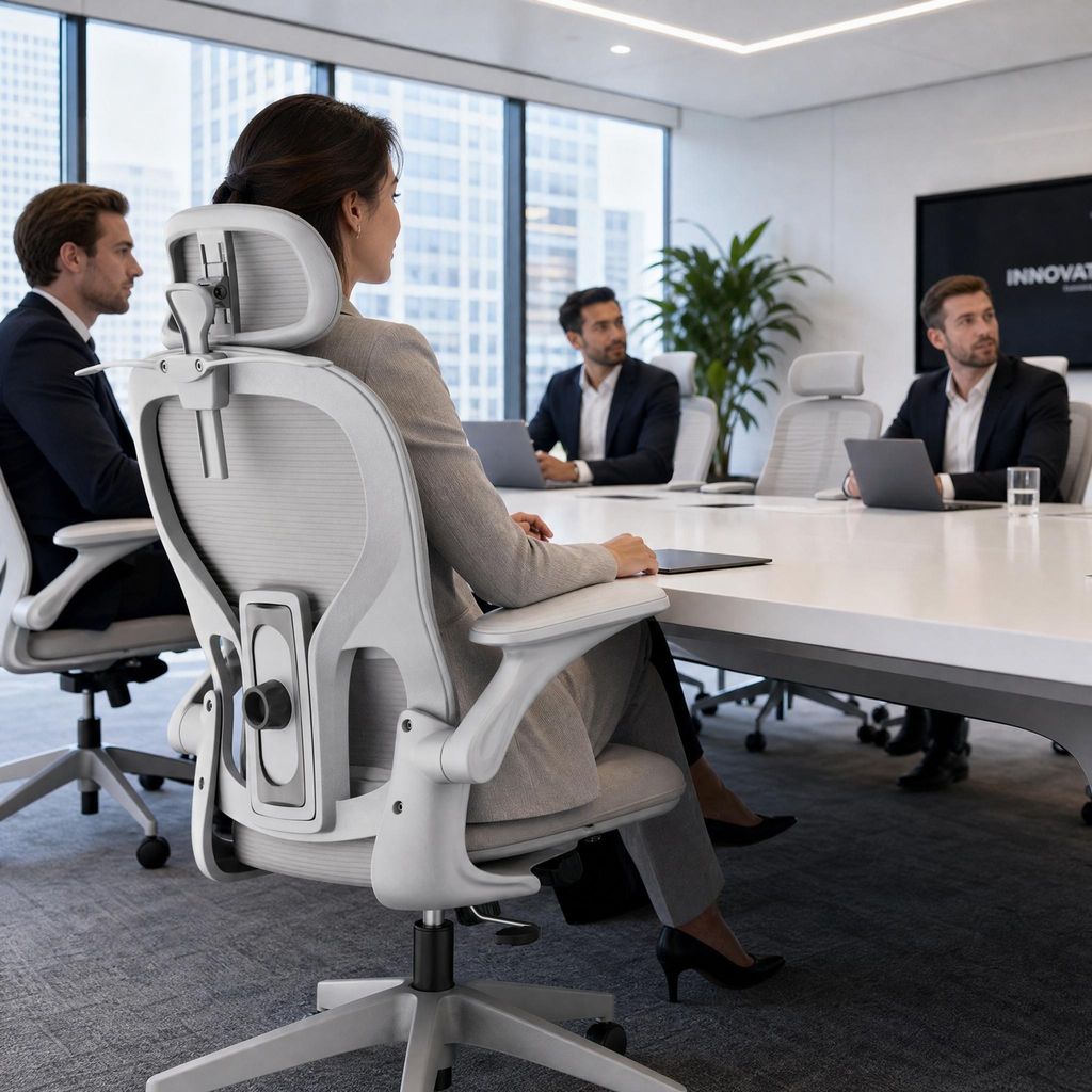 QEENTOE Bürostuhl Schreibtischstuhl Ergonomischer mit Produktbild 
