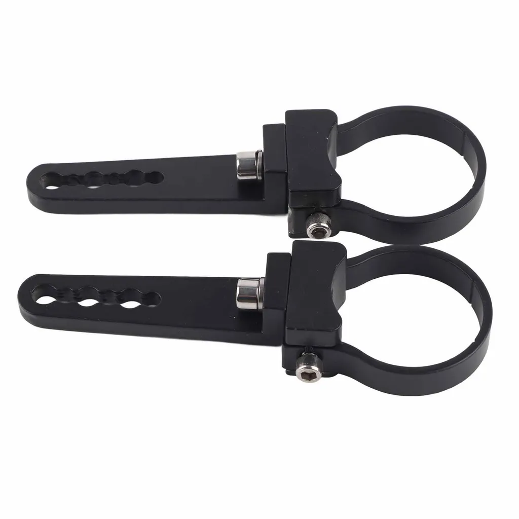 Universale Bull Bar Staffa di Montaggio Morsetto 2 PZ 19-30mm per LED o HID barra luminosa di lavoro, UHF Antenna, luce di guida, fendinebbia