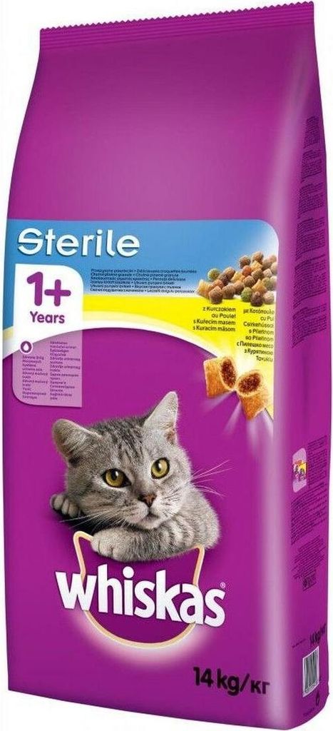 A bag of Whiskas cat food.