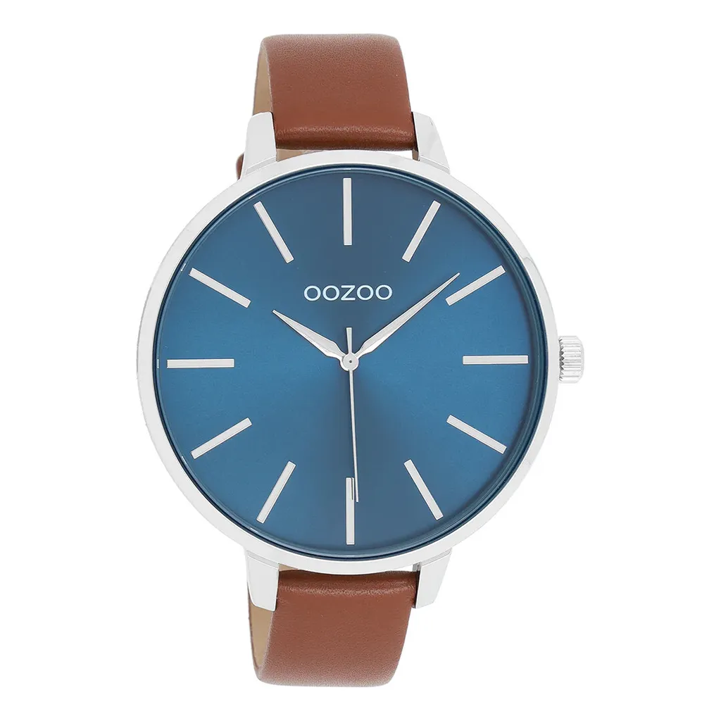 Oozoo UOC11439 Orologio da Polso | Pelle Marrone per Viaggiatrici