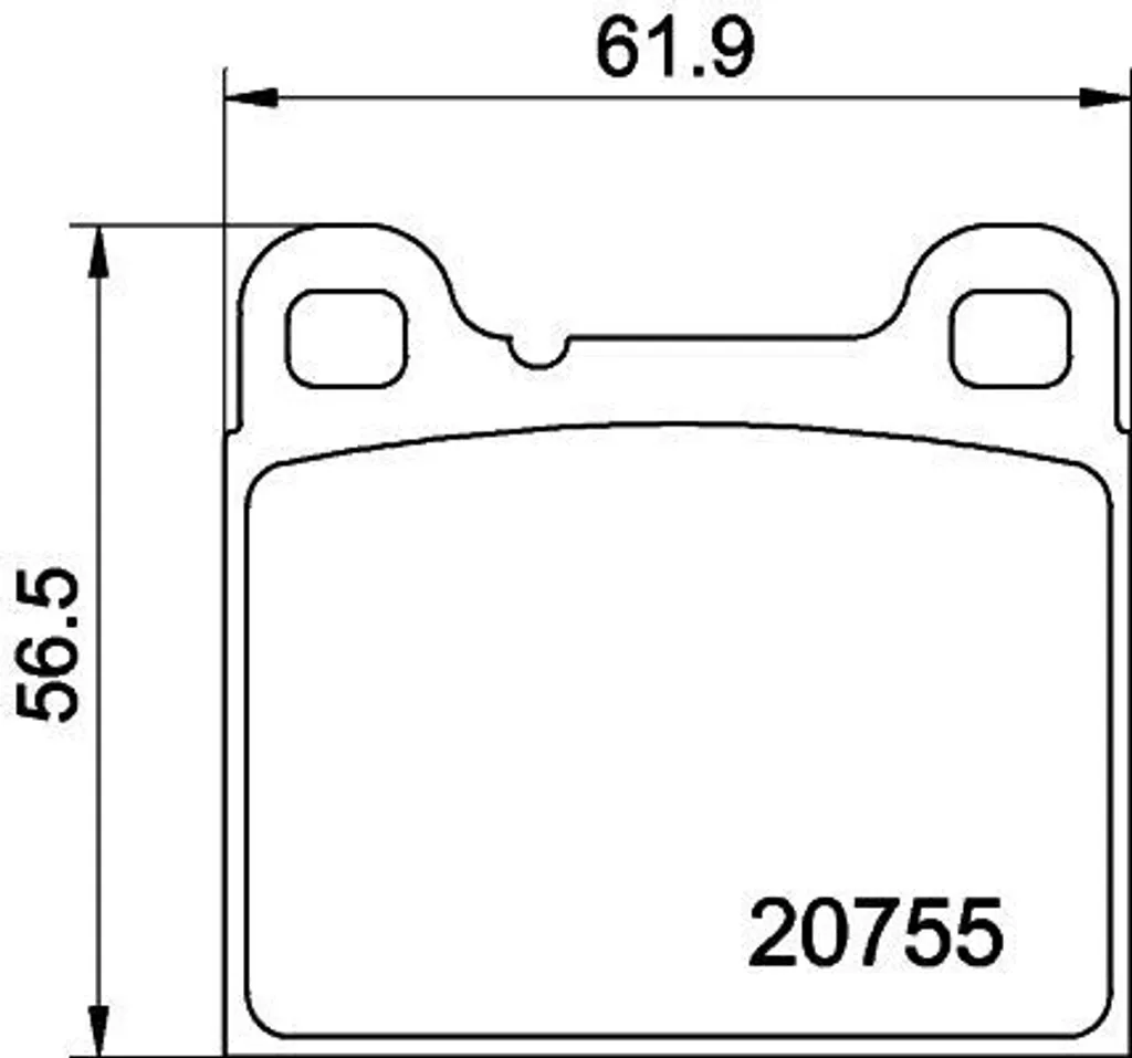 Plaquettes de frein de rechange pour entretien Volvo S70 V70 C70 Phase I