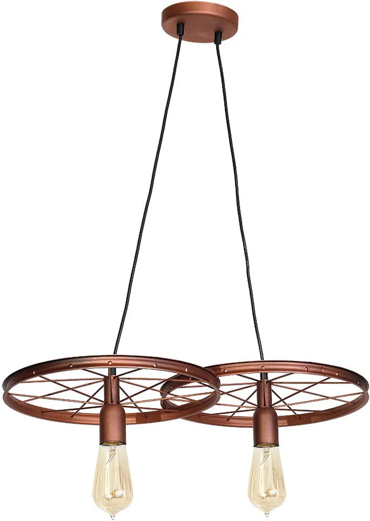 Suspension pour table à manger MINI Aldex marron métal 2 lumières E27