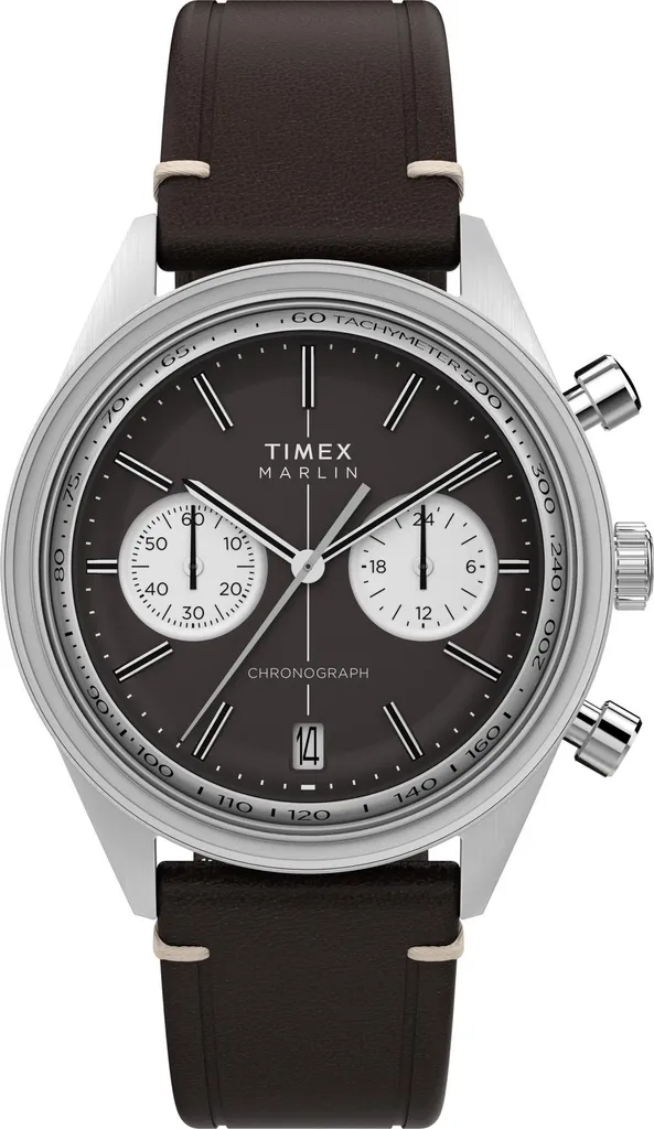 Montre Homme Timex Marlin Jet Chronographe TW2Y24700 en Acier Inoxydable