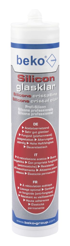 Beko Silicon glasklar 310ml 22531001 Produktbild 