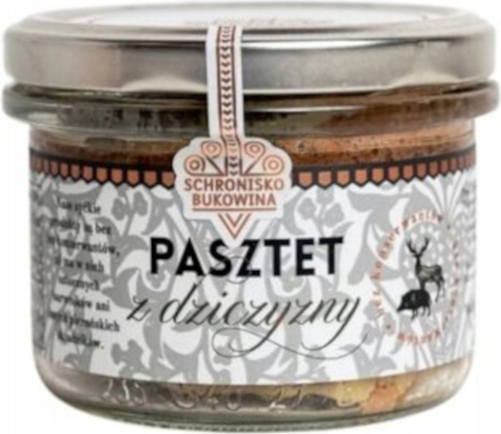 Pasztet z dzika i jelenia 180g - Schronisko Bukowina Zdjęcie produktu 