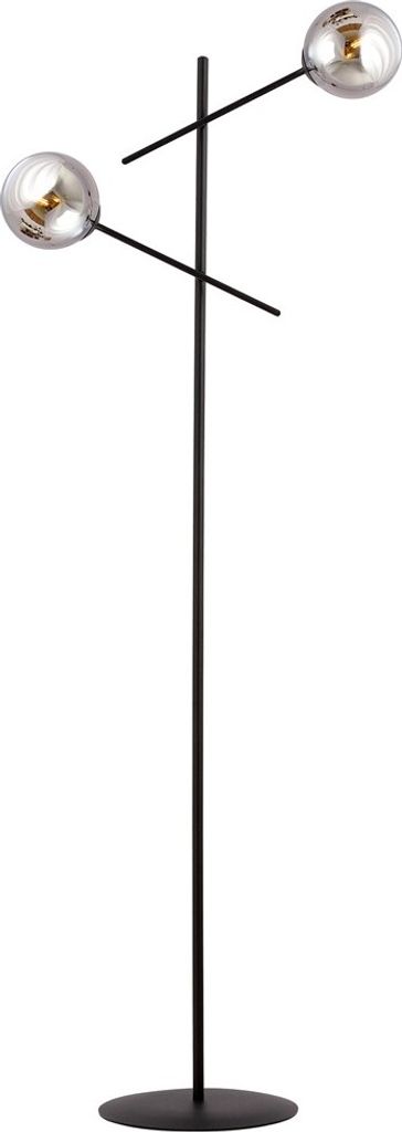 Bioledex Norrika Stehleuchte 2-fach E14 150cm schwarz anthrazit 59x150x30cm Europe