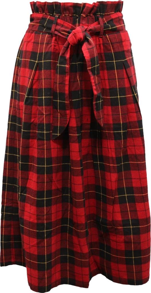 3823Az Gonna Donna Sun 68 Woman Check Skirt