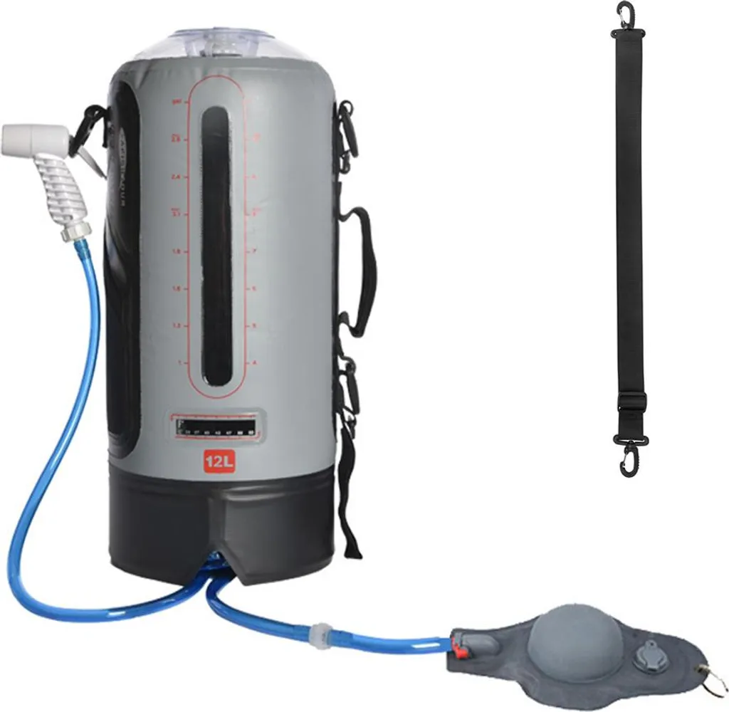Douche de camping portable 20L avec pompe à pression | Réservoir d'eau - 4