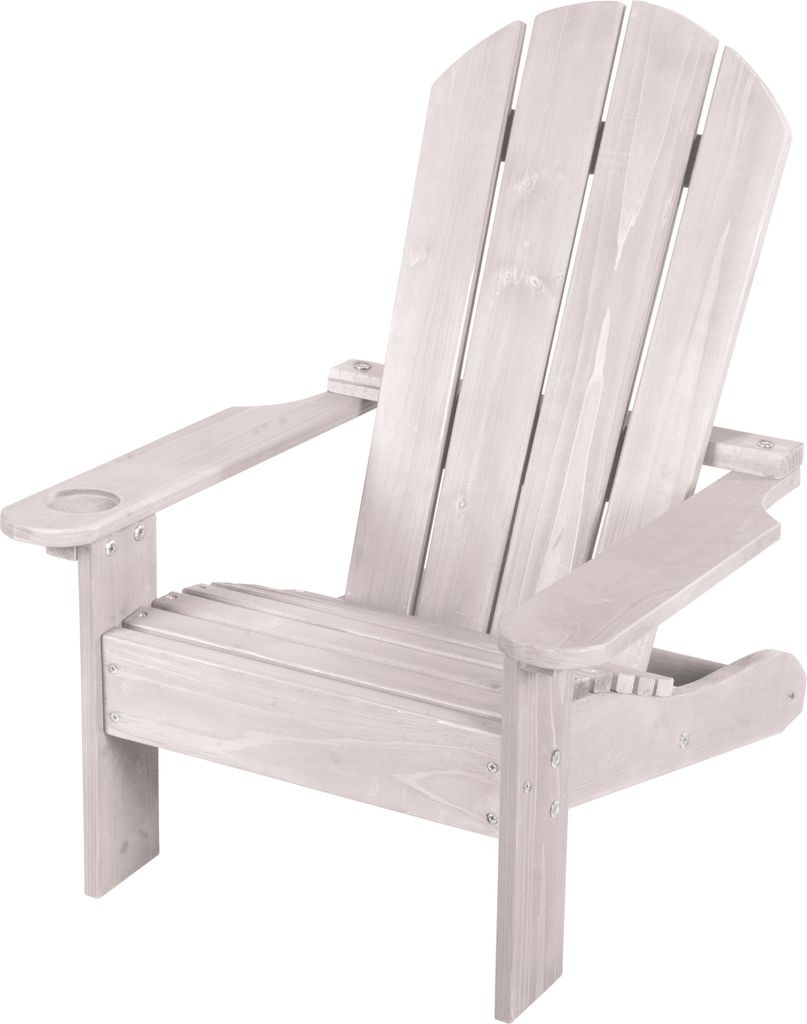 roba Outdoorstuhl für Kinder 'Deck Chair' - Gartenstuhl mit Getränkehalter - Ausem Holz - Ideal für Garten, Terrasse und Picknick