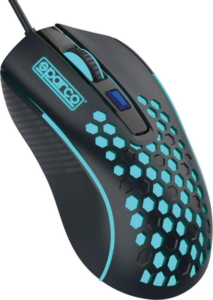 Sparco SPMOUSE Maus Gaming Rechtshänder USB Typ-A 3600 DPI