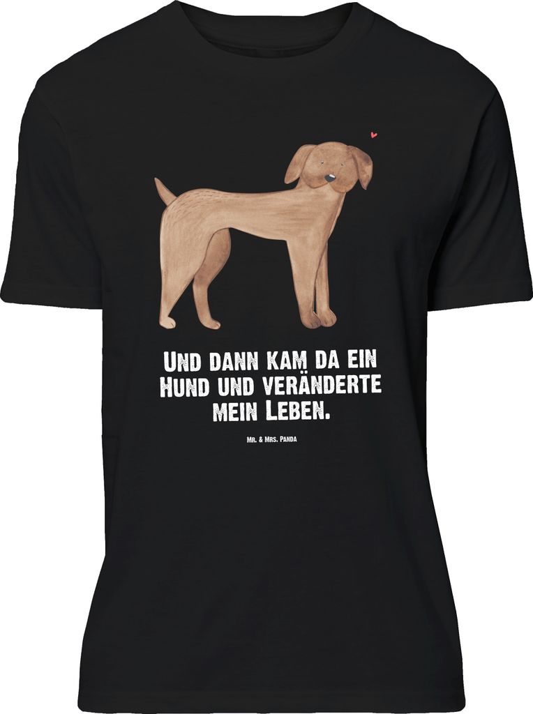 Mr. & Mrs. Panda Größe L T-Shirt Hund Dogge - Schwarz - Geschenk, Herz, Hunde, mit Spruch, Tshirt, Sprüche, Deutsche, Shirt