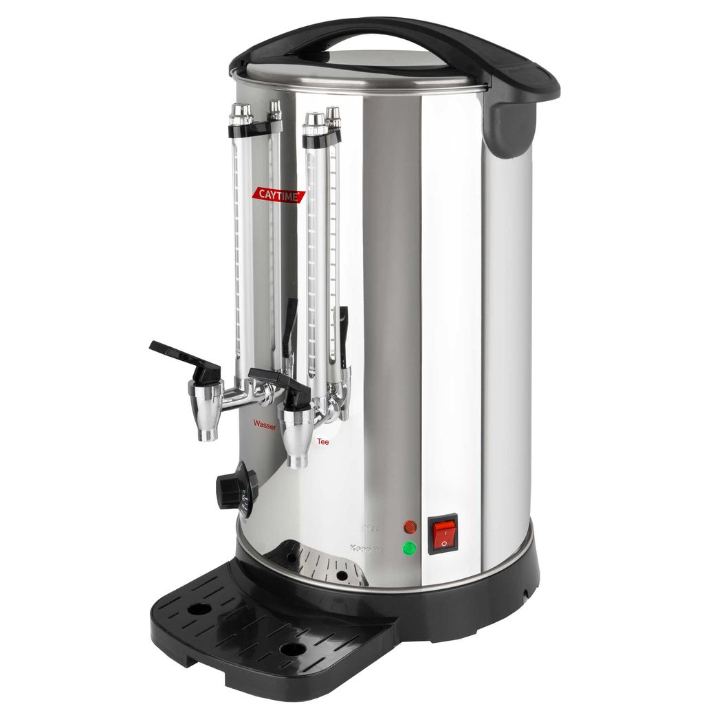 Caytime Teemaschine A15 Analog Doppelwand Teemaschinen 15 liter Analog