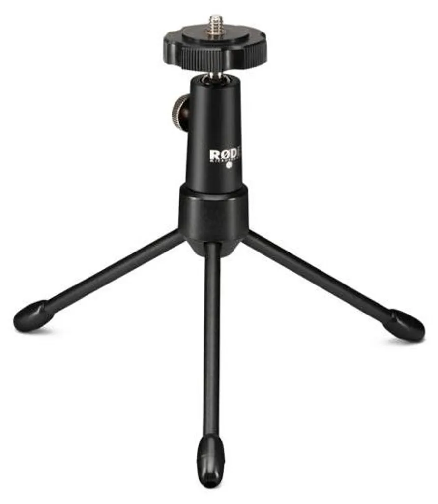 RØDE Tripod Support de Micro Compact Noir avec Pieds Antidérapants