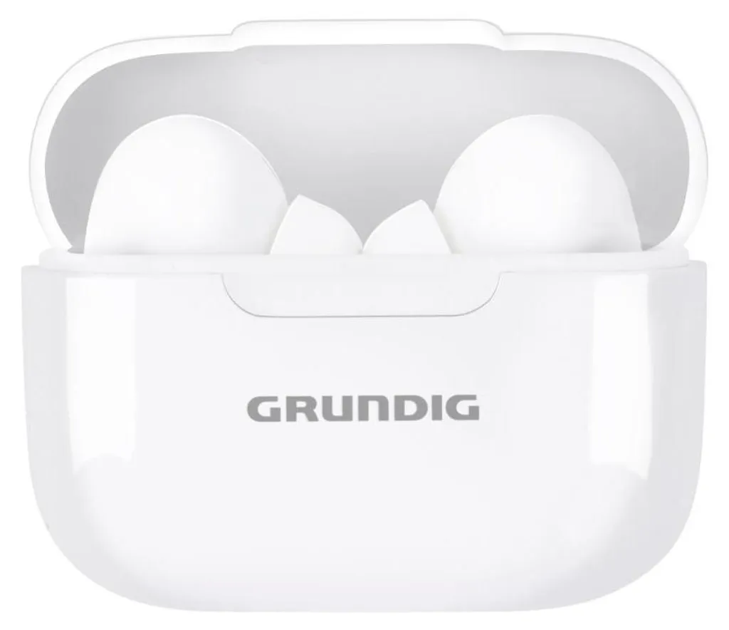 Grundig Écouteurs Bluetooth avec Boîtier de Charge et Micro Intégré