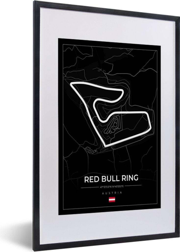 MuchoWow® Gerahmtes Poster F1 - Rennstrecke - Red Bull Ring Produktbild 