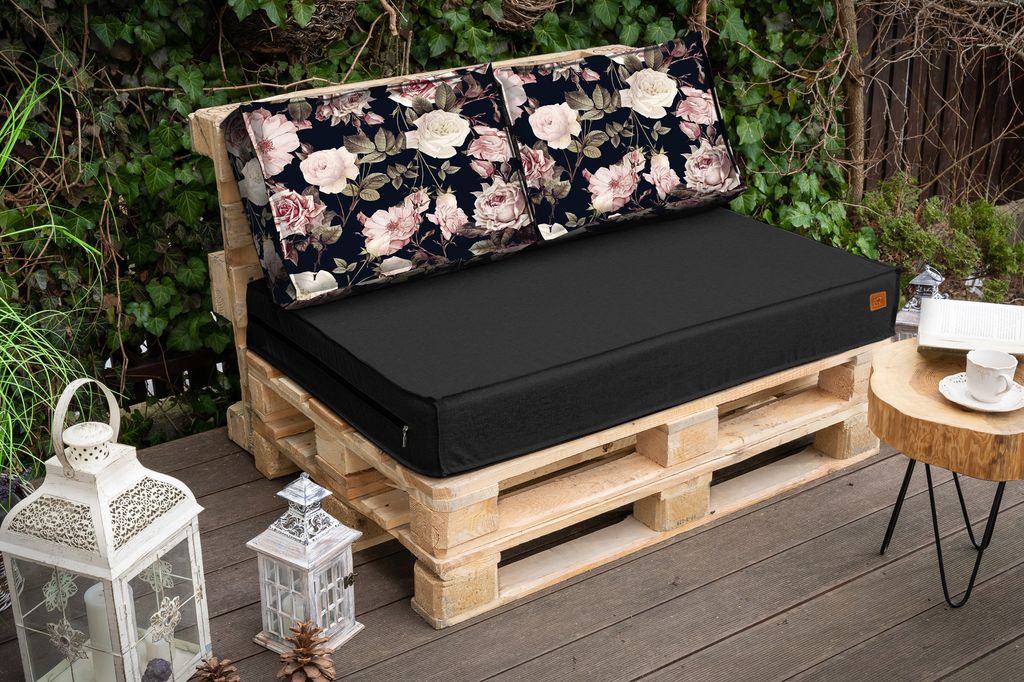PODUSZKI poduchy OGRODOWE na euro palety 120x40x15 - zestaw Zdjęcie produktu 2