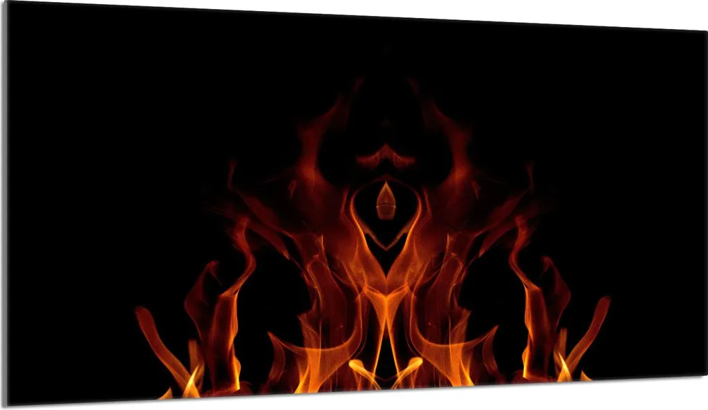 Piastra Copertura Vetro 90x52 Nero Fuoco | Design Piano Cottura XL