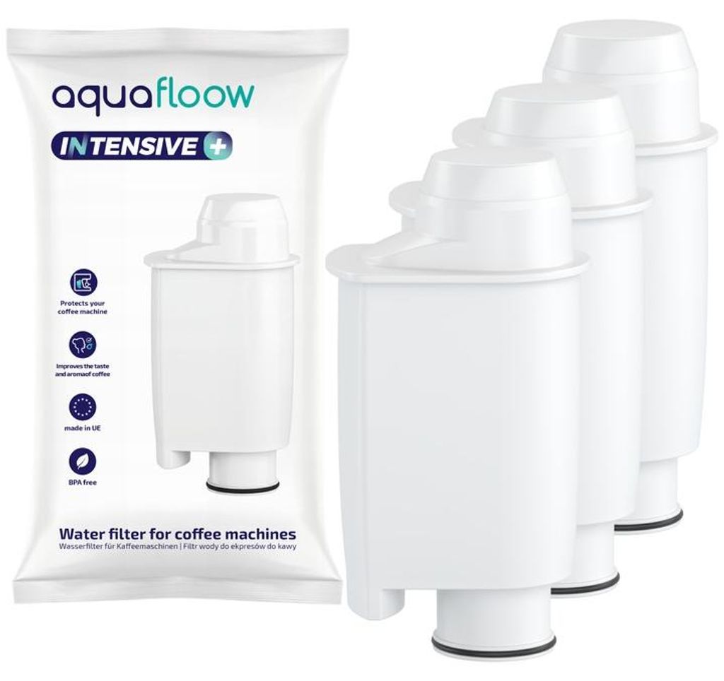 3x AquaFlow-Filter für die Saeco Lirika One Touch Cappuccino OTC Kaffeemaschine