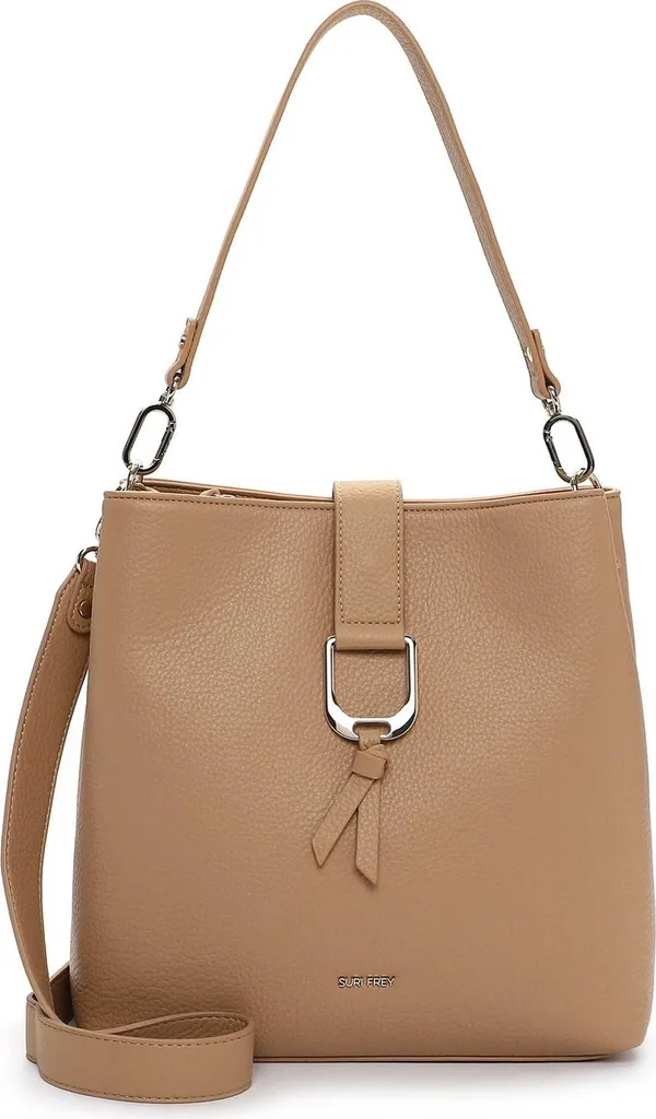 Sac bandoulière SURI FREY SFY Keely taupe en matière souple design