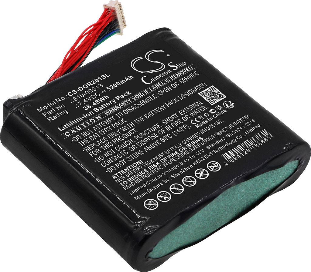 TECHTEK Akku Kompatibel mit [DAQRI] DQR002001, Smart Glasses Ersetzt 810-00013