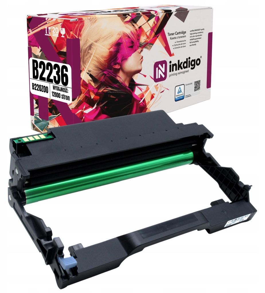 Inkdigo Bildtrommel B220Z00 für Lexmark B2236dw, MB2236adw, Produktbild 