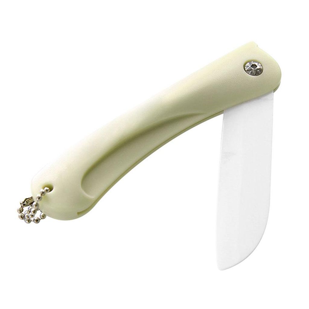 Couteau à fruits portable et pliable en céramique pour Image du produit 