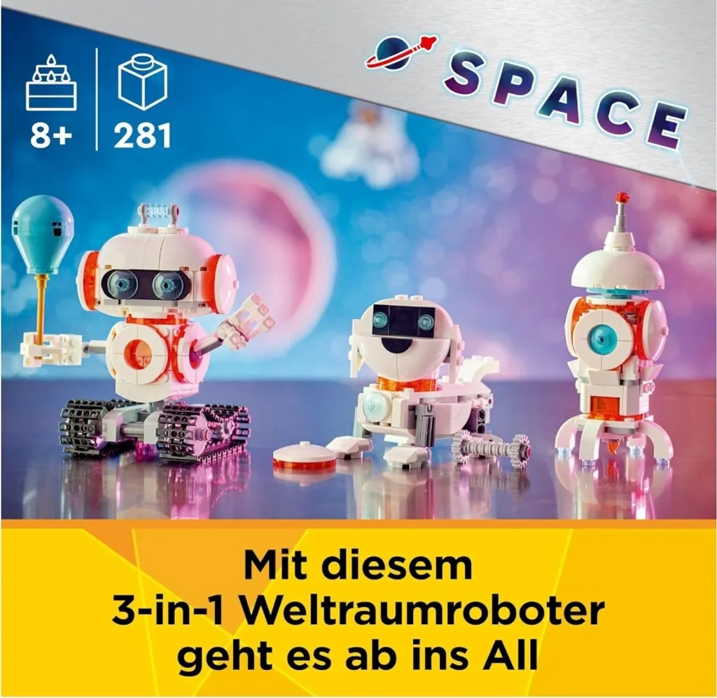 Robot de l'espace 31164 LEGO Creator Articulé avec Modes Multiples - 40